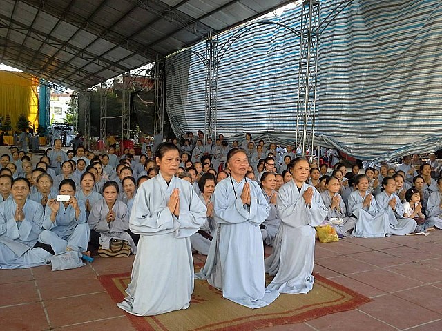 Thái Bình: Đại lễ cầu siêu thai nhi ngày thứ ba