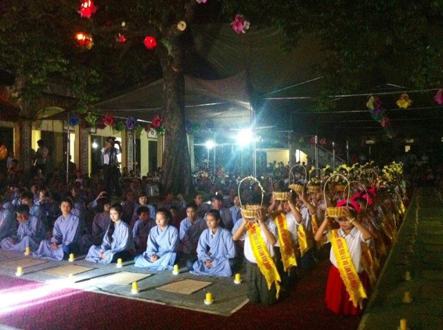 Chùm ảnh:  Mùa Vu Lan ở các chùa tại Thái Bình
