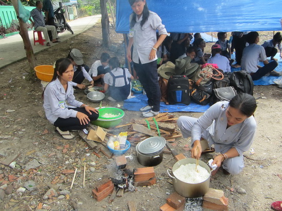 Hội trại Mục Kiền Liên ở chùa Đại Phước