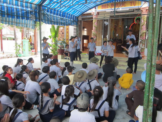 Hội trại Mục Kiền Liên ở chùa Đại Phước