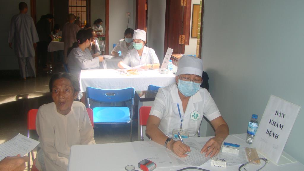 Hà Tiên: Khám bệnh phát thuốc, tặng quà từ thiện cho dân nghèo