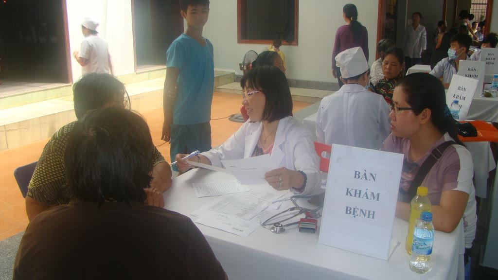 Hà Tiên: Khám bệnh phát thuốc, tặng quà từ thiện cho dân nghèo