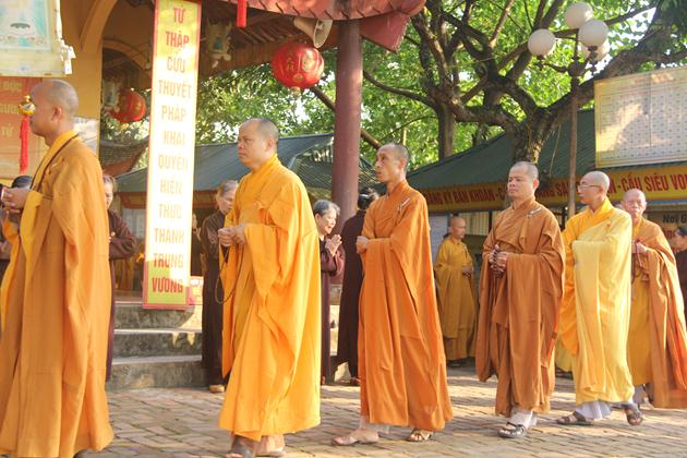 Thái Nguyên: Hạ Trường Chùa Phù Liễn Tác Pháp Tự Tứ