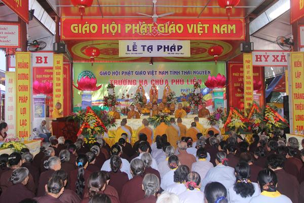 Thái Nguyên: Lễ Tạ Pháp Hạ Trường Chùa Phù Liễn