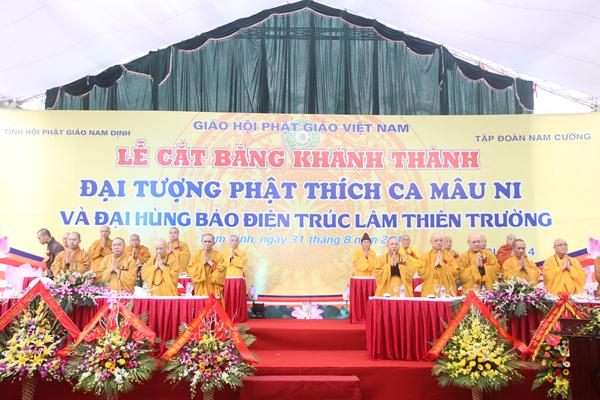 Nam Định: Khánh thành trung tâm Phật Giáo Trúc Lâm Thiên Trường