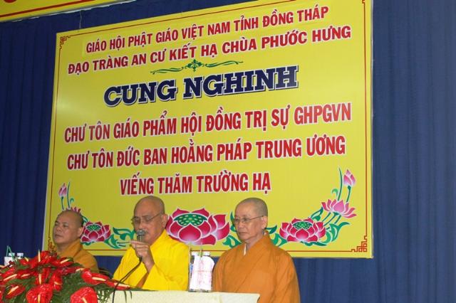 Đồng Tháp: Ban Hoằng Pháp TW Thăm Đạo Tràng ACKH Đồng Tháp