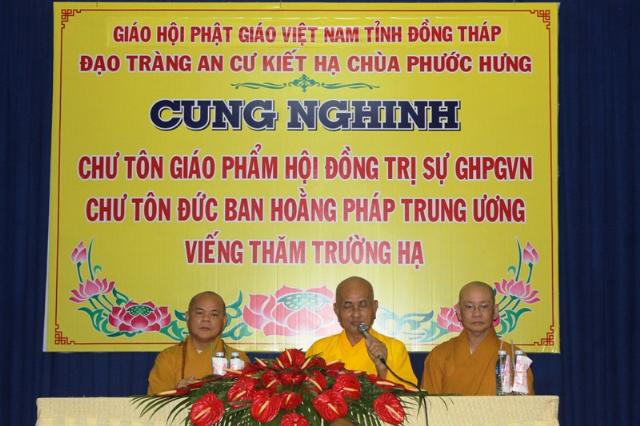 Đồng Tháp: Ban Hoằng Pháp TW Thăm Đạo Tràng ACKH Đồng Tháp