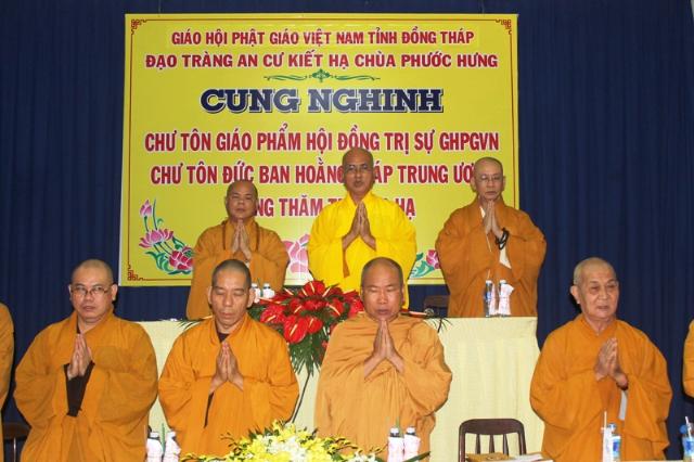 Đồng Tháp: Ban Hoằng Pháp TW Thăm Đạo Tràng ACKH Đồng Tháp