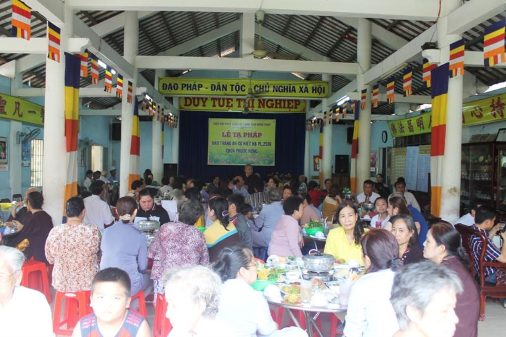 Sa Đéc: Chùa Phước Hưng Tổ Chức Lễ Dâng Pháp Y