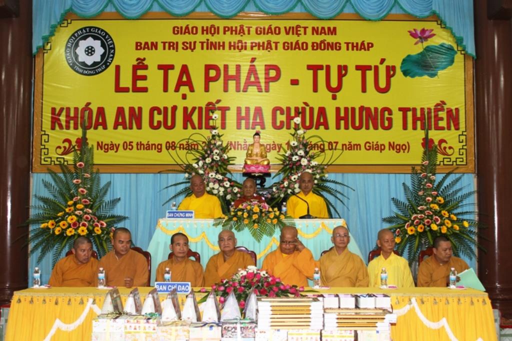 Đồng Tháp: Chư Ni Lễ Tạ Pháp Đạo Tràng ACKH