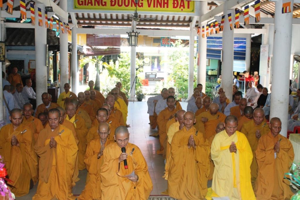 Đồng Tháp: Lễ Tạ Pháp An Cư PL. 2558 Tại Chùa Phước Hưng