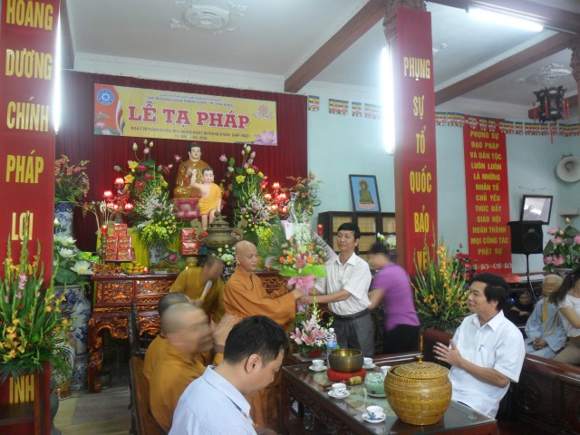 Thái Bình: Trường hạ Tổ đình Thánh Long tổ chức tạ pháp an cư kiết hạ PL.2558-DL.2014