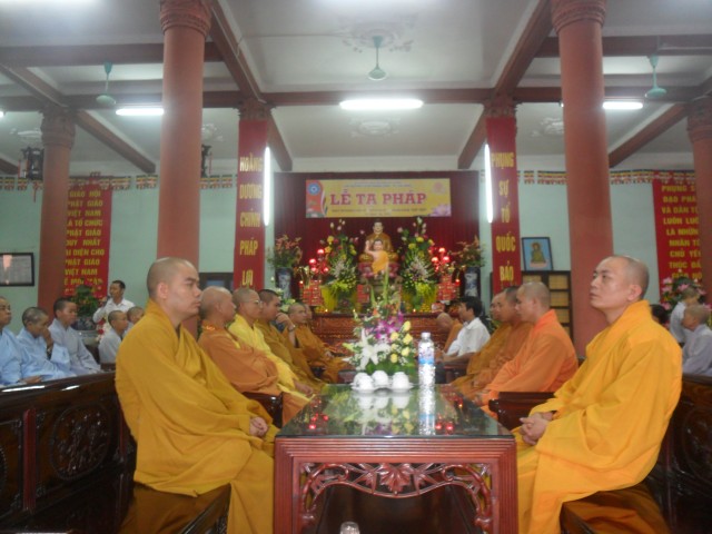 Thái Bình: Trường hạ Tổ đình Thánh Long tổ chức tạ pháp an cư kiết hạ PL.2558-DL.2014