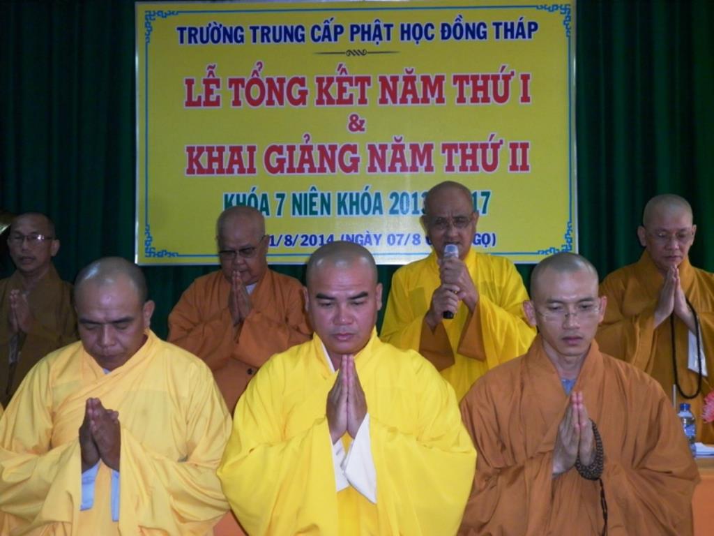 Đồng Tháp: Lễ Tổng Kết Năm I, Khai Giảng Năm II - Khóa VII Trưởng TCPH Đồng Tháp