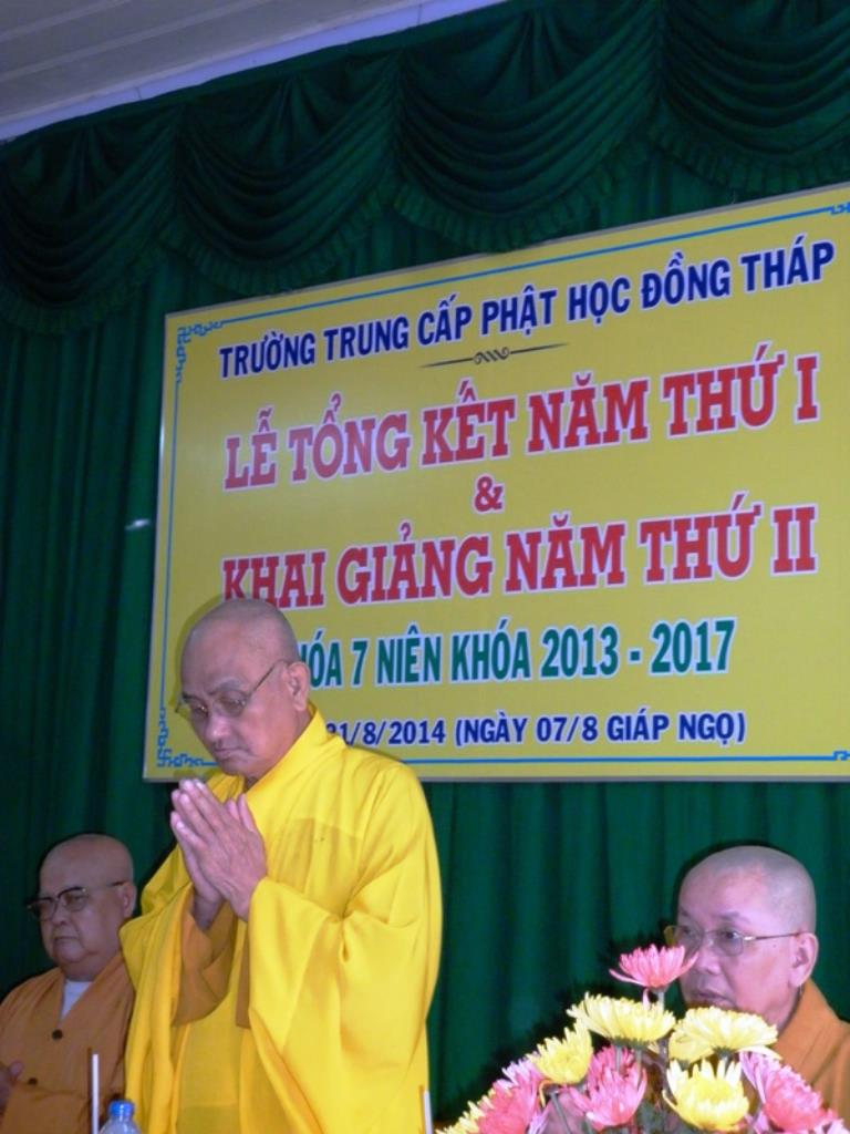 Đồng Tháp: Lễ Tổng Kết Năm I, Khai Giảng Năm II - Khóa VII Trưởng TCPH Đồng Tháp
