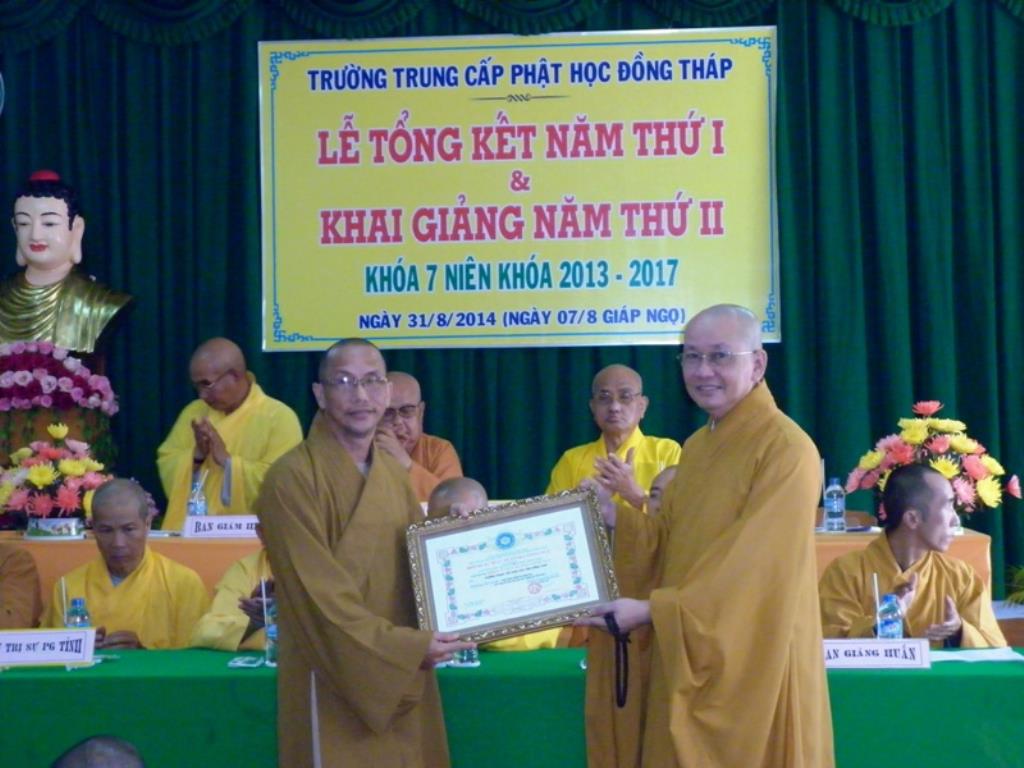 Đồng Tháp: Lễ Tổng Kết Năm I, Khai Giảng Năm II - Khóa VII Trưởng TCPH Đồng Tháp