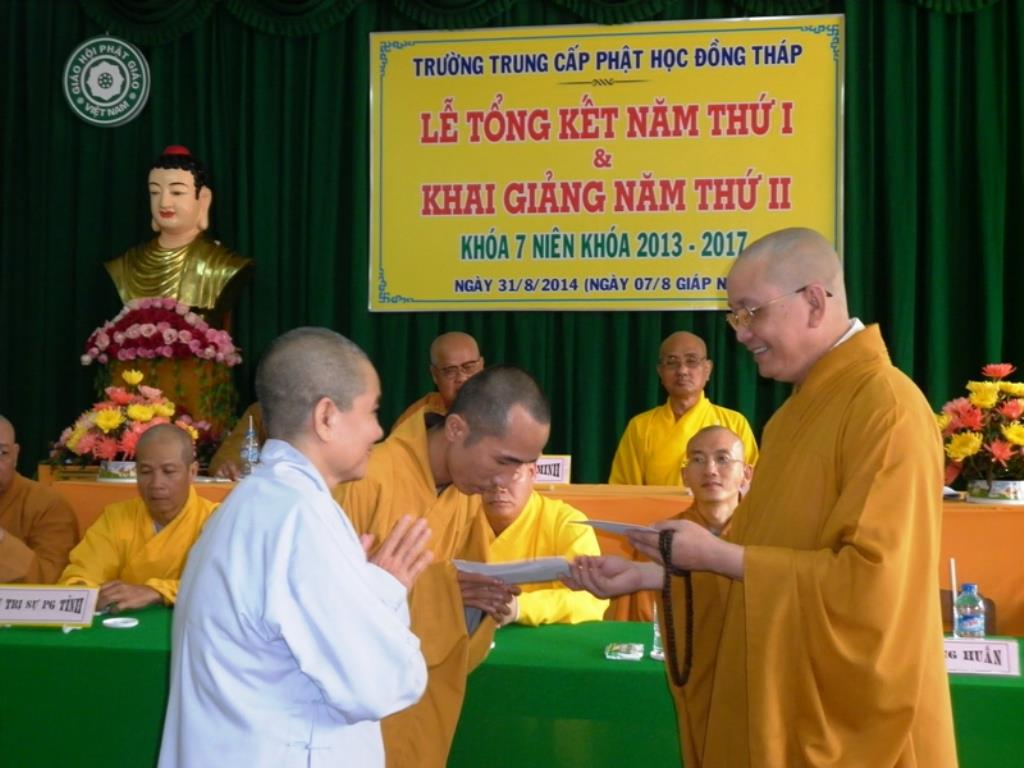 Đồng Tháp: Lễ Tổng Kết Năm I, Khai Giảng Năm II - Khóa VII Trưởng TCPH Đồng Tháp