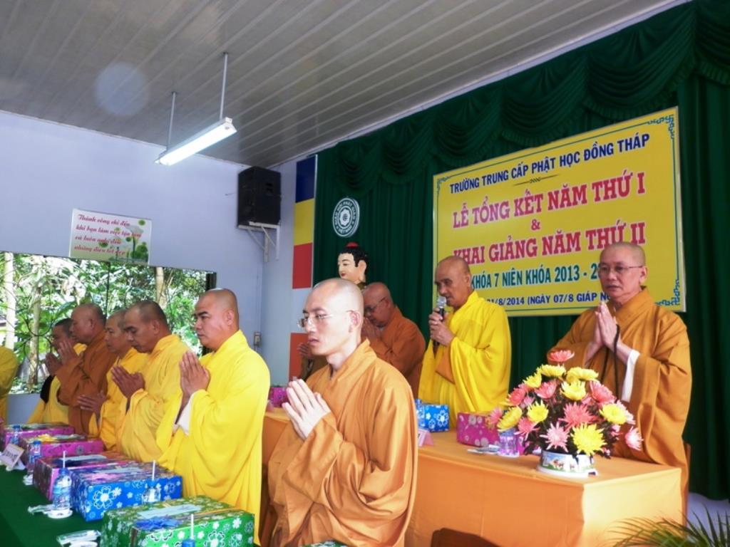 Đồng Tháp: Lễ Tổng Kết Năm I, Khai Giảng Năm II - Khóa VII Trưởng TCPH Đồng Tháp