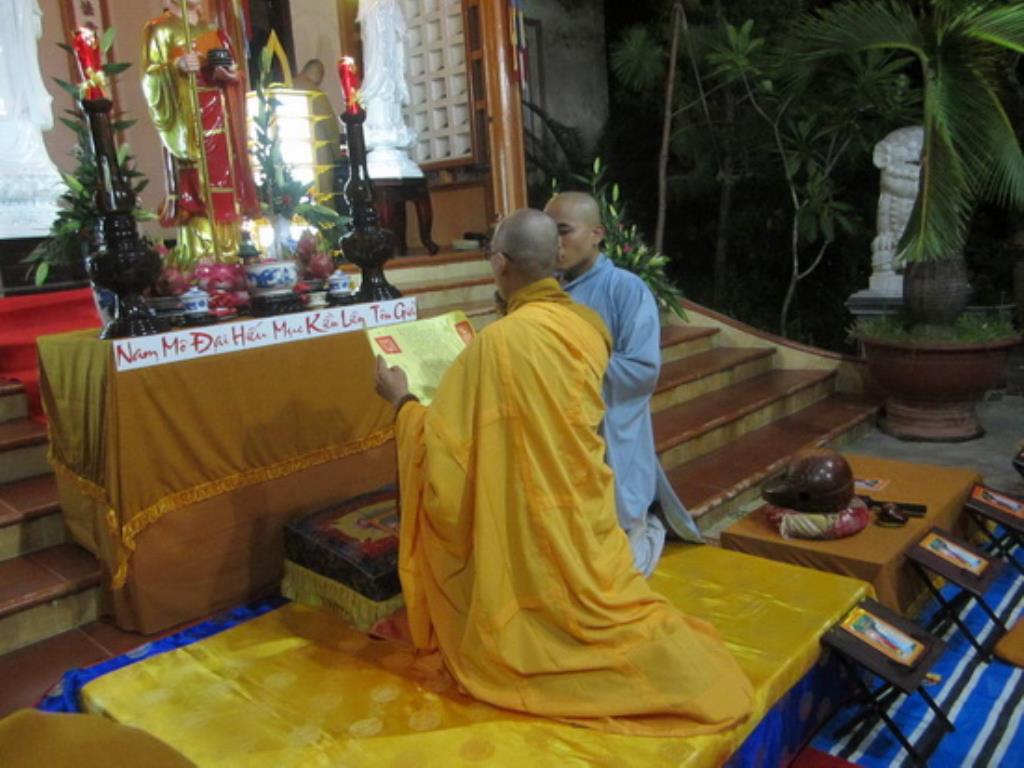 Ấn tượng đêm khai kinh Vu lan tại Tổ đình Thiên Bửu