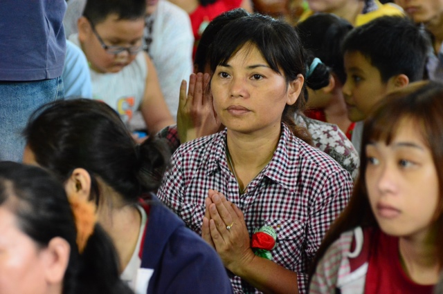 Xúc động lễ Vu Lan Báo Hiếu 2014 tại chùa Giác Ngộ