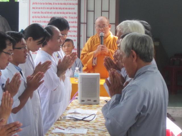 Chùa Đại Phước tổ chức khám chữa bệnh từ thiện