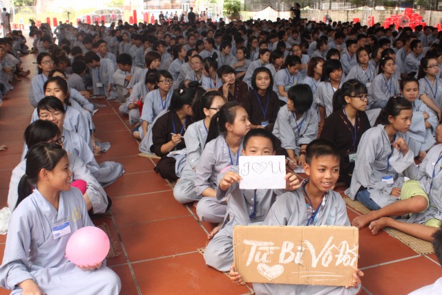 Thái Bình: Chùm ảnh ngày tu thứ tư (khóa tu mùa hè lần thứ tư năm 2014- chùa Từ Xuyên