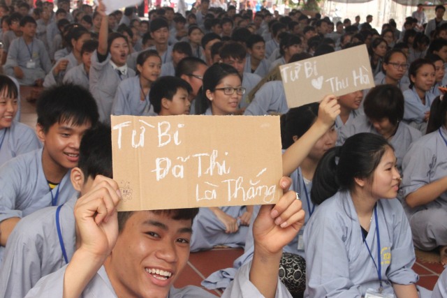 Thái Bình: Chùm ảnh ngày tu thứ tư (khóa tu mùa hè lần thứ tư năm 2014- chùa Từ Xuyên