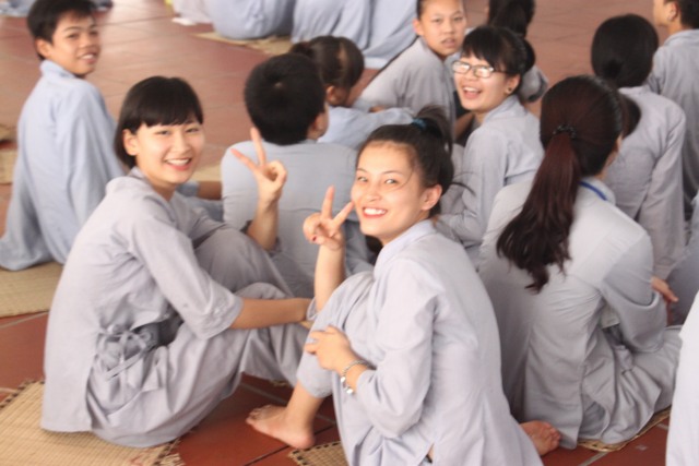 Thái Bình: Chùm ảnh ngày tu thứ tư (khóa tu mùa hè lần thứ tư năm 2014- chùa Từ Xuyên