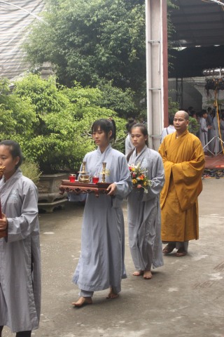 Thái Bình: Chùm ảnh ngày tu thứ tư (khóa tu mùa hè lần thứ tư năm 2014- chùa Từ Xuyên