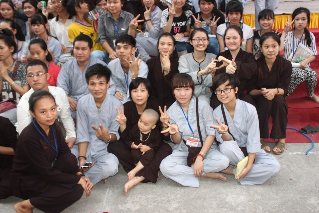 Thái Bình: Chùm ảnh buổi lễ kết khóa đầy xúc động – KTMH chùa Từ Xuyên