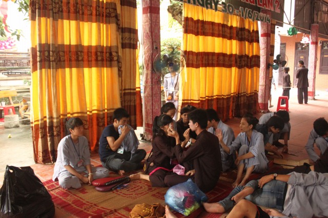 Thái Bình: Chùm ảnh ngày tu thứ tư (khóa tu mùa hè lần thứ tư năm 2014- chùa Từ Xuyên