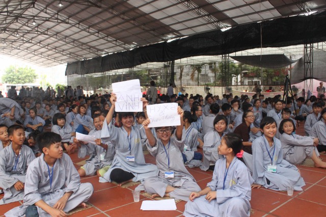 Thái Bình: Chùm ảnh ngày tu thứ tư (khóa tu mùa hè lần thứ tư năm 2014- chùa Từ Xuyên