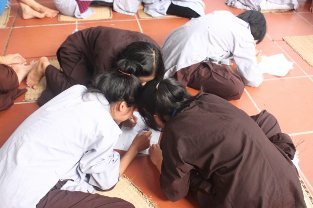 Thái Bình: Chùm ảnh ngày tu thứ tư (khóa tu mùa hè lần thứ tư năm 2014- chùa Từ Xuyên