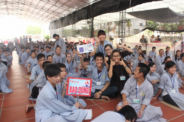 Thái Bình: Chùm ảnh ngày tu thứ tư (khóa tu mùa hè lần thứ tư năm 2014- chùa Từ Xuyên