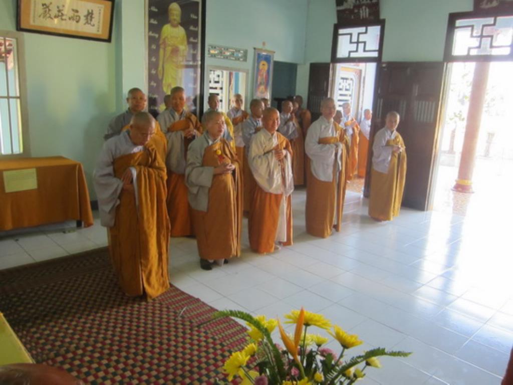 Trường hạ Ni thị xã Ninh Hòa bế giảng khóa an cư