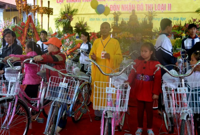 Vĩnh Phúc:  Chùa Tích Sơn tổ chức lễ khánh thành giai đoạn I và chu niên lần thứ tư CLB TTNPT