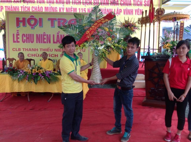 Vĩnh Phúc:  Chùa Tích Sơn tổ chức lễ khánh thành giai đoạn I và chu niên lần thứ tư CLB TTNPT