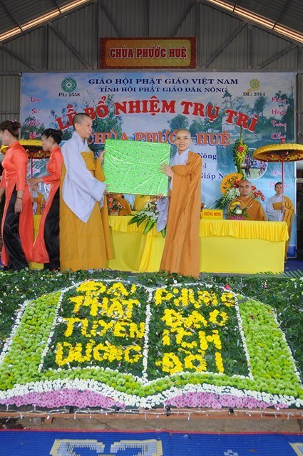 Lễ bổ nhiệm trụ trì chùa Phước Huệ Đắk Nông