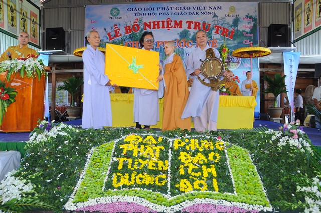Lễ bổ nhiệm trụ trì chùa Phước Huệ Đắk Nông