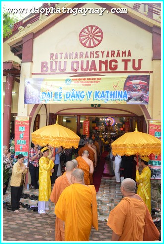 TP. HCM: Đại lễ dâng y Kathina PL 2558 tại tổ đình Bửu Quang