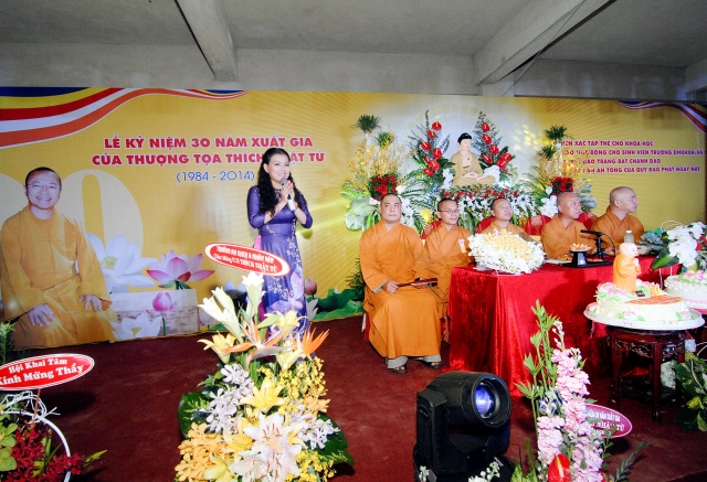 Chuỗi hoạt động nhân văn trong lễ kỷ niệm 30 năm xuất gia của TT. Thích Nhật Từ