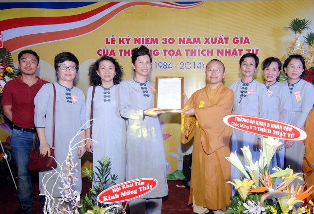 Chuỗi hoạt động nhân văn trong lễ kỷ niệm 30 năm xuất gia của TT. Thích Nhật Từ