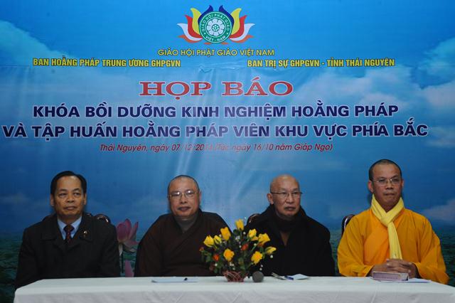 Thái Nguyên: Họp Báo Bồi Dưỡng Hoằng Pháp Và Hoằng Pháp Viên Khu Vực Phía Bắc