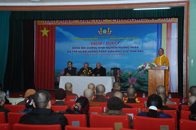 Thái Nguyên: Họp Báo Bồi Dưỡng Hoằng Pháp Và Hoằng Pháp Viên Khu Vực Phía Bắc