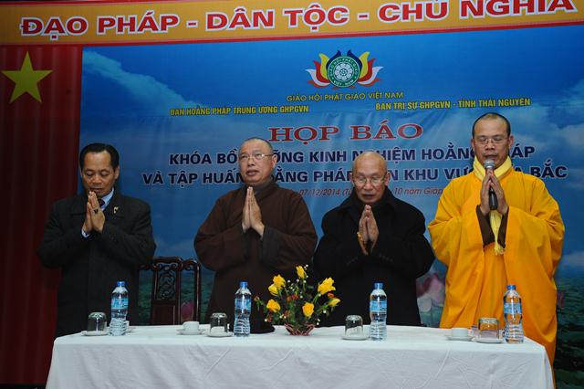 Thái Nguyên: Họp Báo Bồi Dưỡng Hoằng Pháp Và Hoằng Pháp Viên Khu Vực Phía Bắc