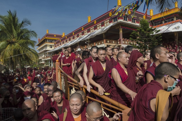 Ấn Độ: Chùm ảnh kết thúc Buổi Pháp thoại của đức Đạt Lai Lạt Ma tại thành phố Mundgod