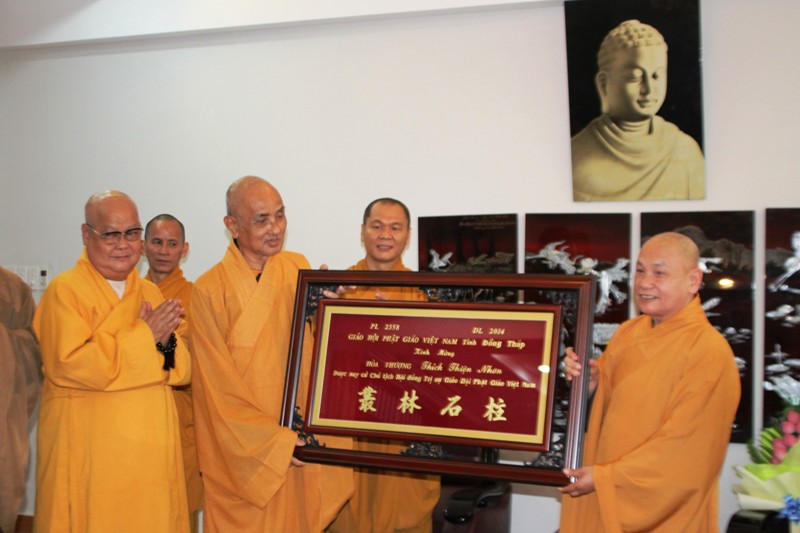 Đồng Tháp: Phật Giáo Đồng Tháp Chúc Mừng HT. Thích Thiện Nhơn Suy Cử Quyền Chủ Tịch HĐTS