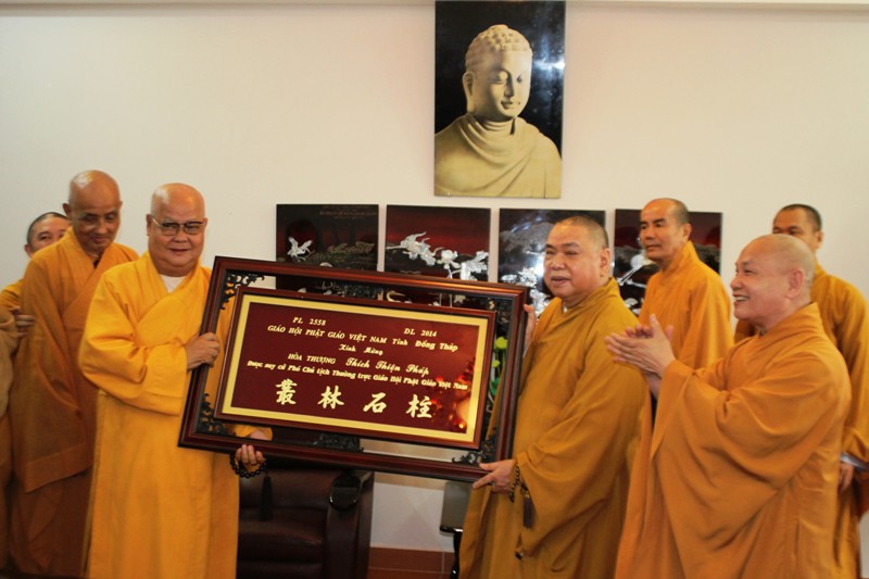 Đồng Tháp: Phật Giáo Đồng Tháp Chúc Mừng HT. Thích Thiện Nhơn Suy Cử Quyền Chủ Tịch HĐTS