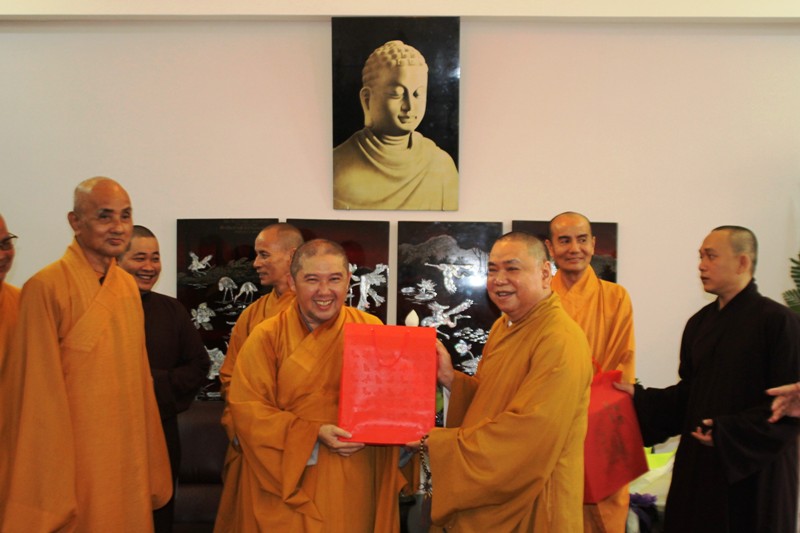 Đồng Tháp: Phật Giáo Đồng Tháp Chúc Mừng HT. Thích Thiện Nhơn Suy Cử Quyền Chủ Tịch HĐTS