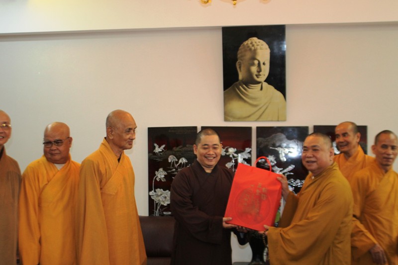 Đồng Tháp: Phật Giáo Đồng Tháp Chúc Mừng HT. Thích Thiện Nhơn Suy Cử Quyền Chủ Tịch HĐTS